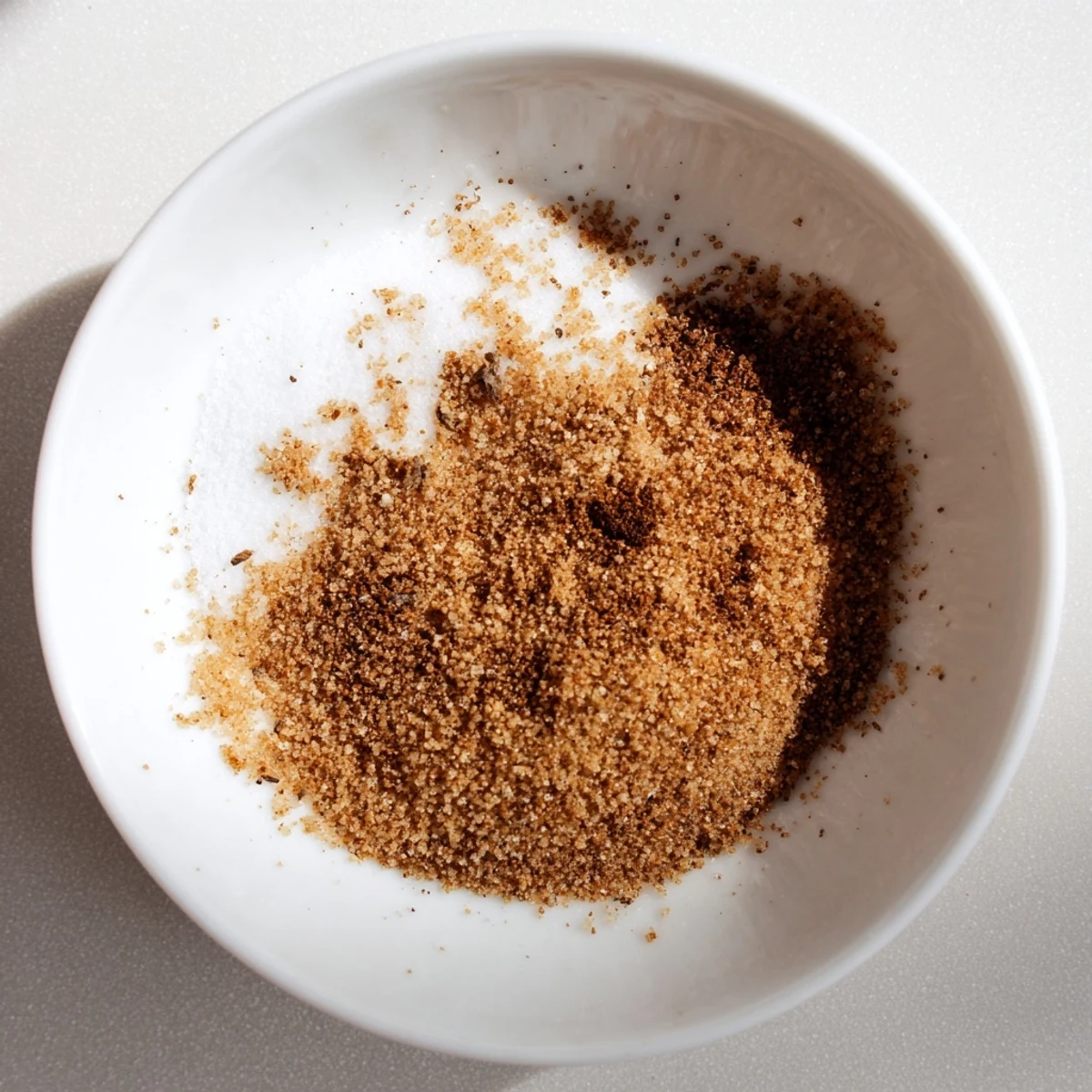 Golden Spiced Sugar, a sweet and fragrant blend, ready to be sprinkled over warm apple desserts.