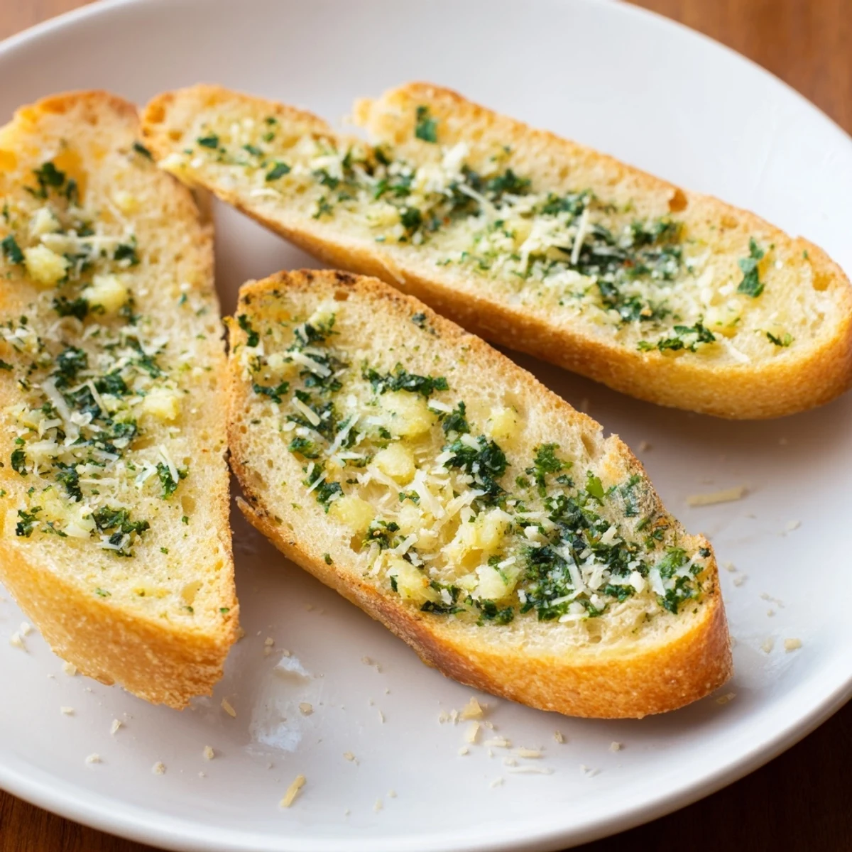 Warm, inviting Garlic Toast, ready to enjoy as a flavorful appetizer, golden brown and delicious.