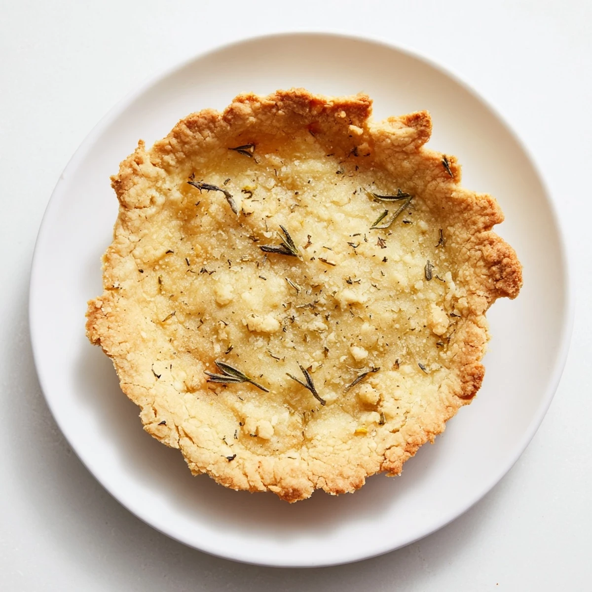 Crisp, buttery close-up of baked savory tart shells, showcasing their perfect texture and appearance.