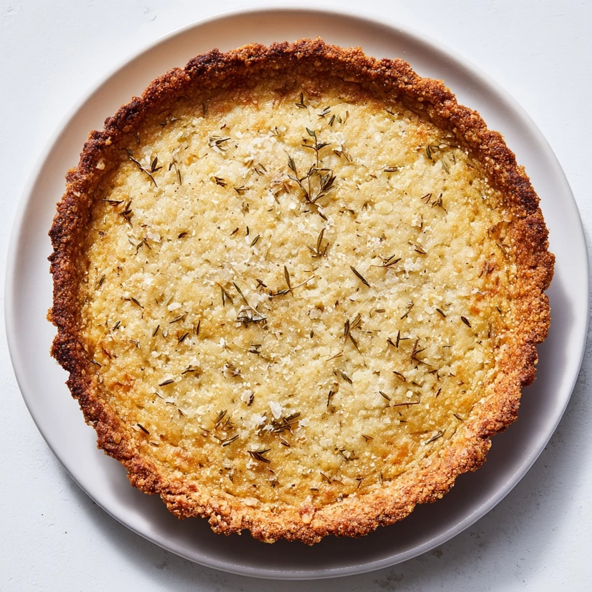 Golden, flaky savory tart shells ready for filling, perfect for a dinner party appetizer.