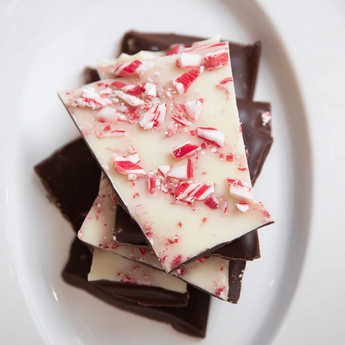 These Peppermint Bark Pieces are festive and easy to make, a beautiful dessert ready for enjoyment.