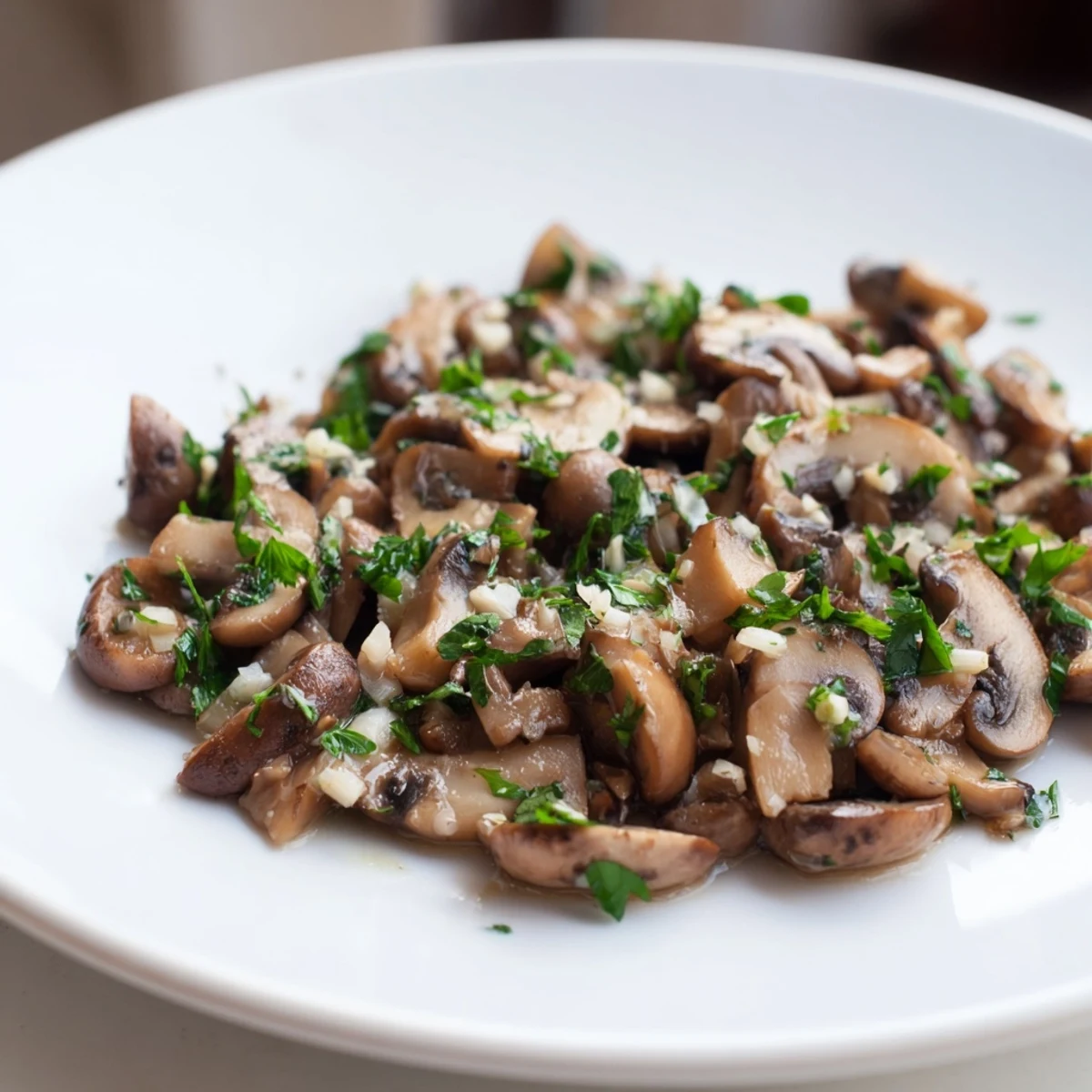 Garlic Mushrooms with Herbs