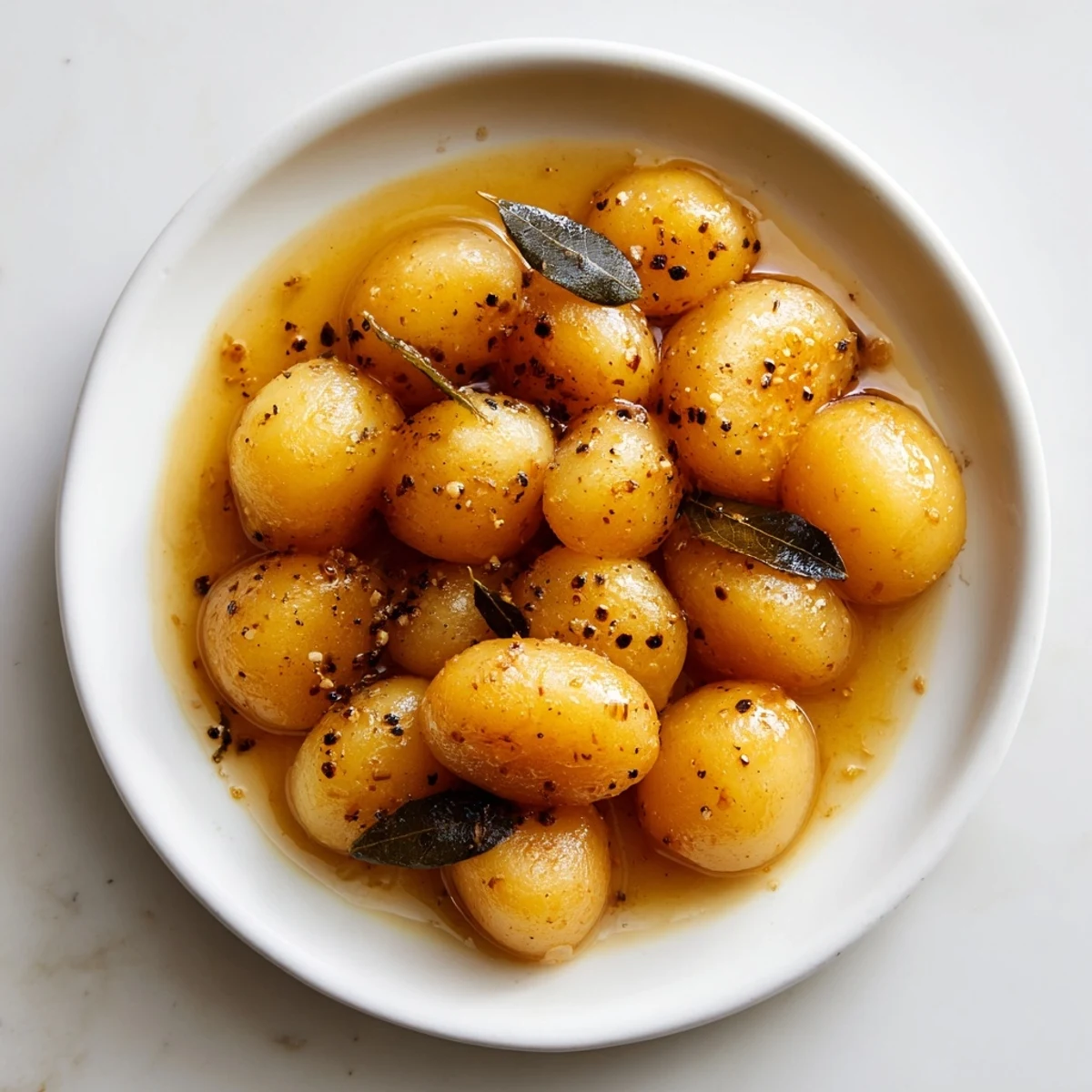 Braised Onions Buttery Broth