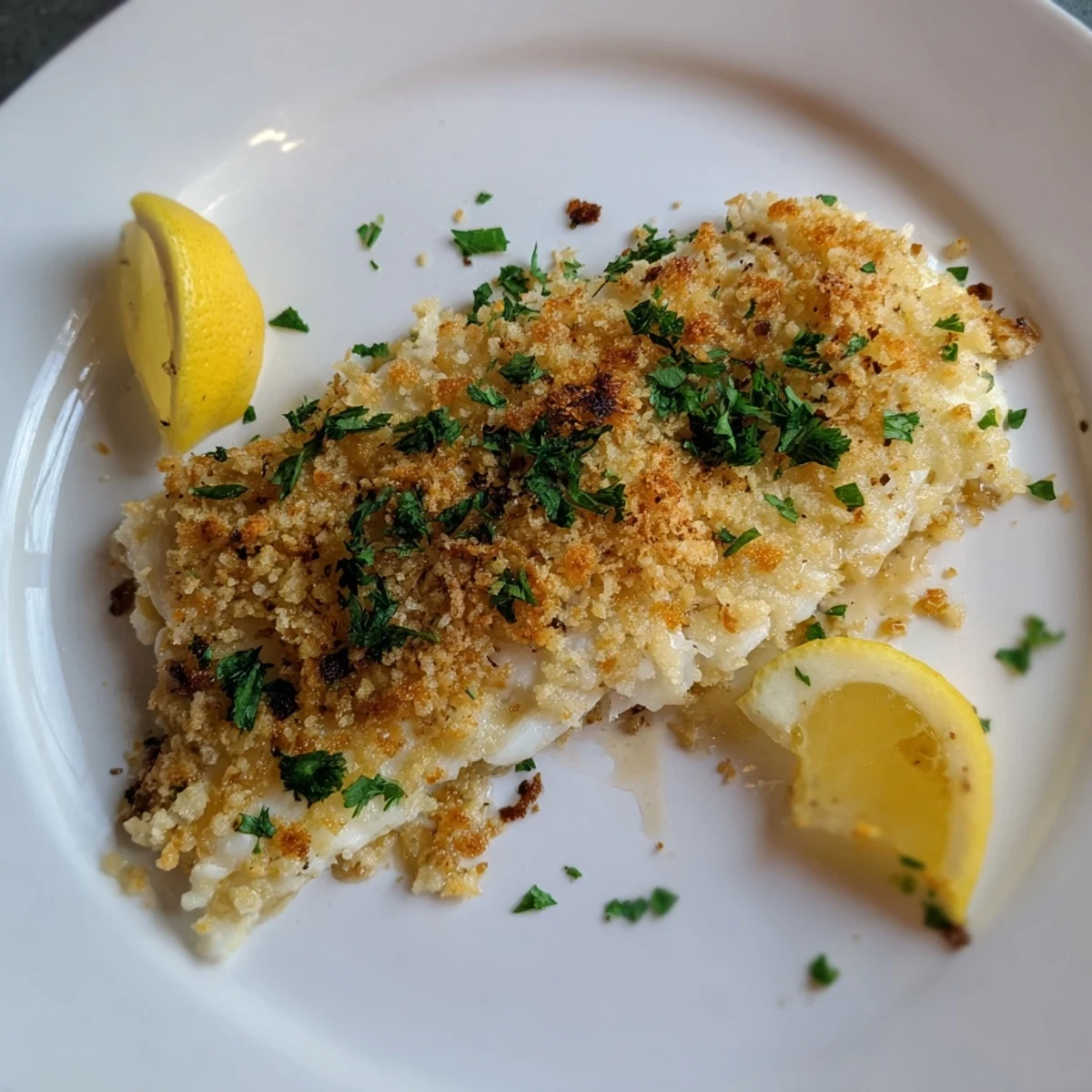 Baked Haddock Herb Topping