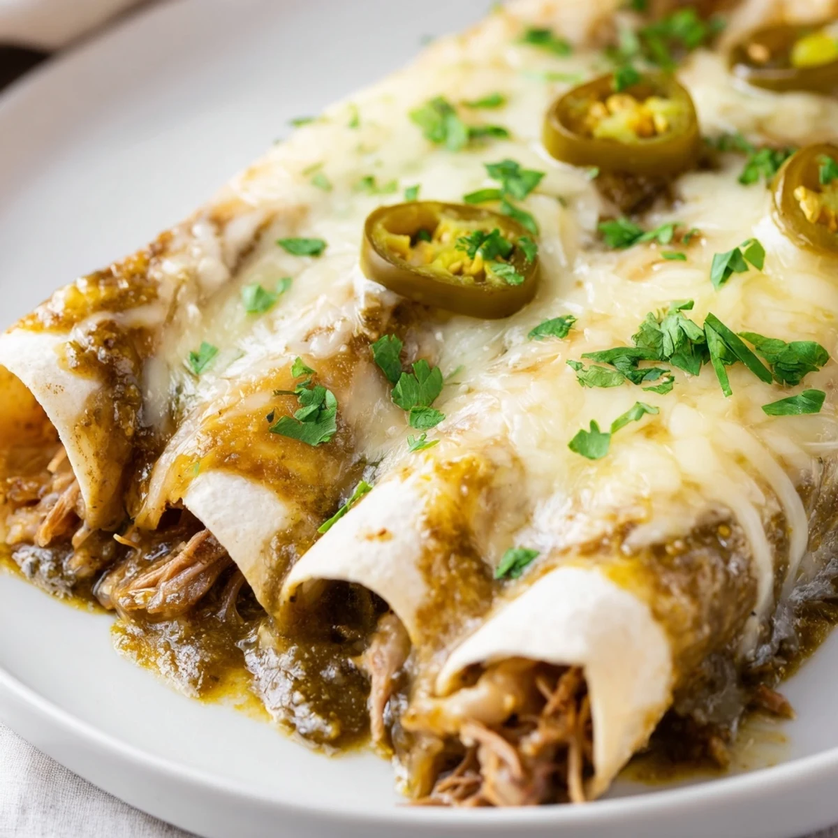 Beef Enchiladas Green Sauce