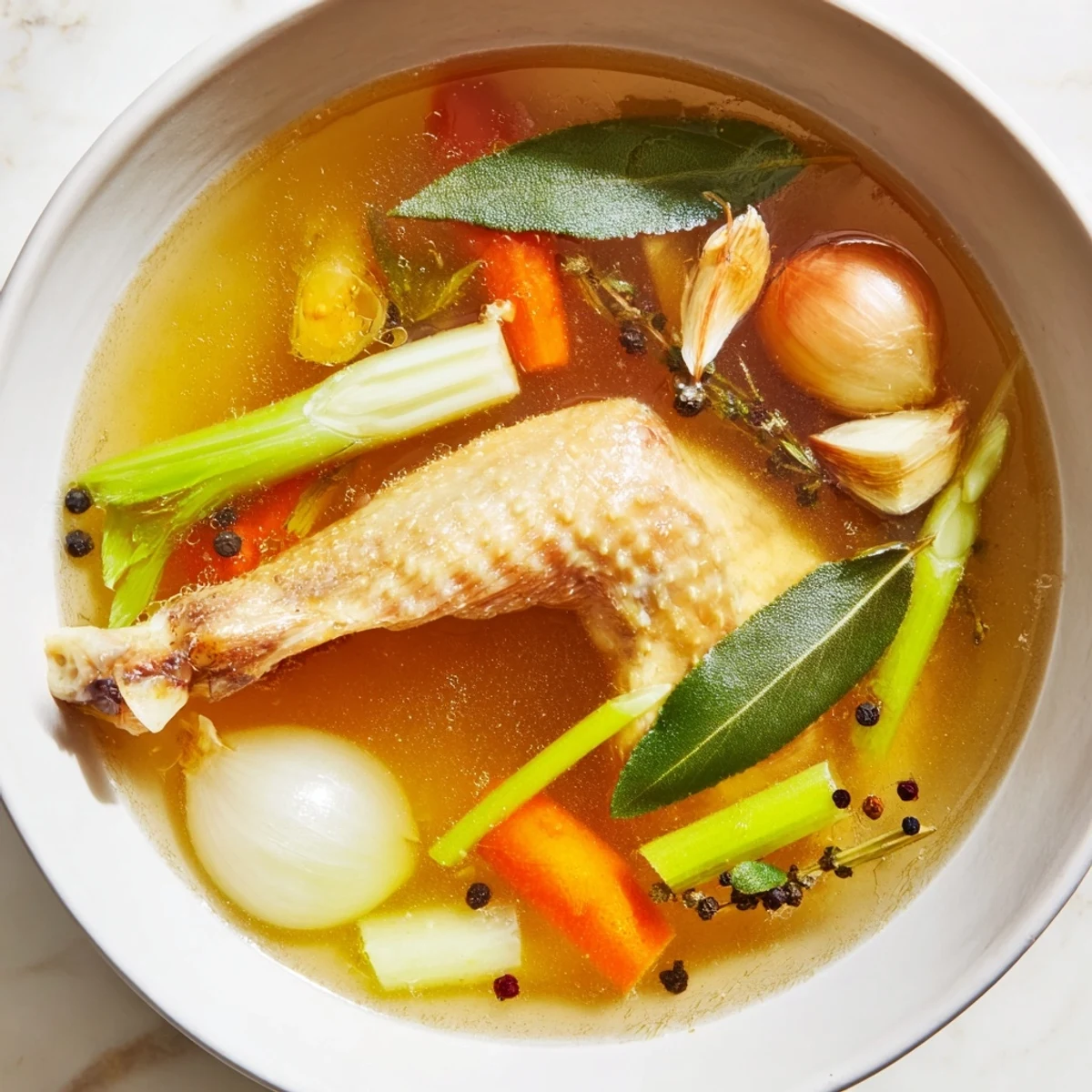Homemade Chicken Bone Broth