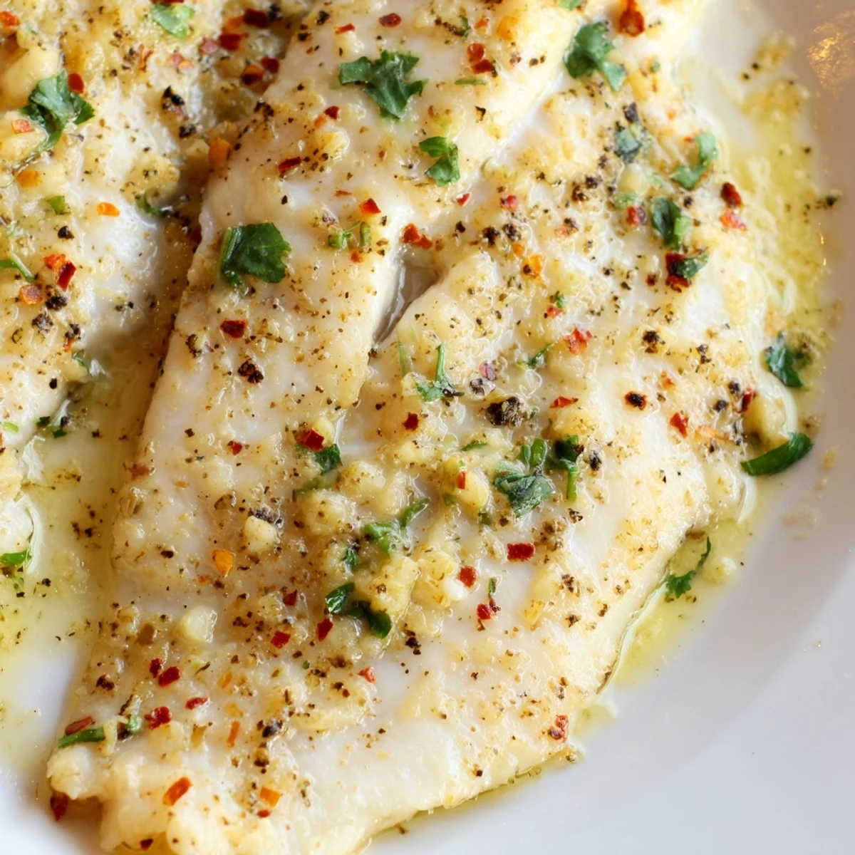 Baked Tilapia Lemon Garlic