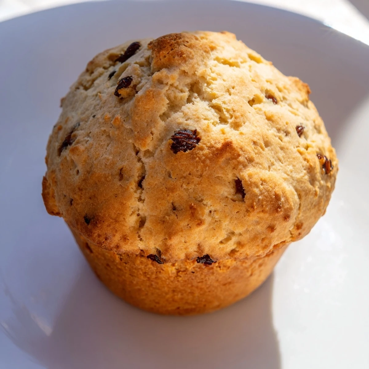 Freshly baked Mini Irish Soda Bread Muffins served warm with Irish butter and jam on a cozy breakfast table.
