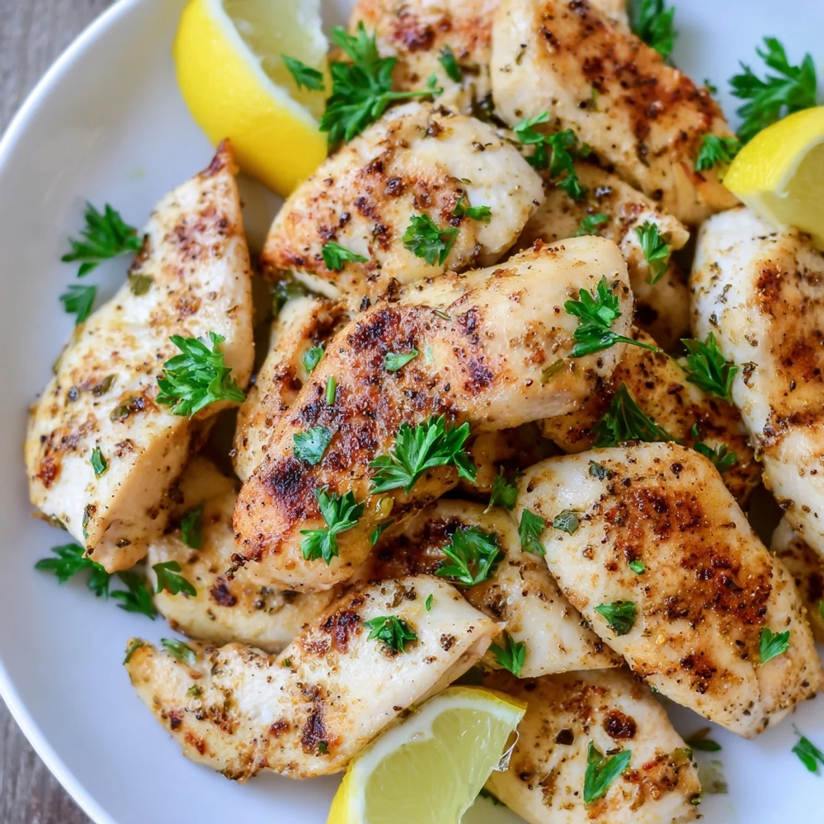 Oven Baked Chicken Breasts with a juicy interior and smoky paprika seasoning, sliced and ready to serve for dinner.