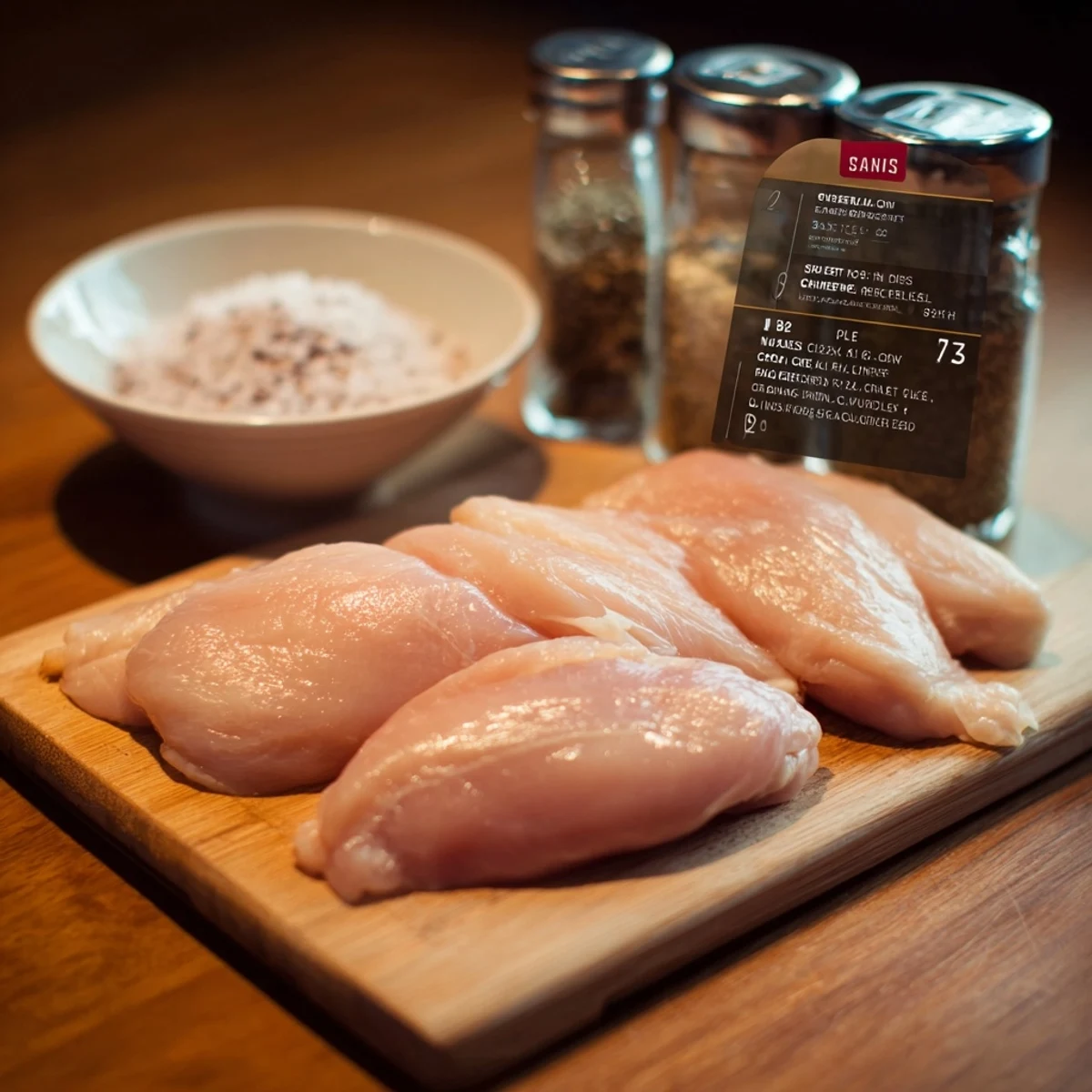 A golden pan-seared chicken breast glistens in a rich balsamic glaze with juicy cherry tomatoes and fresh herbs.  