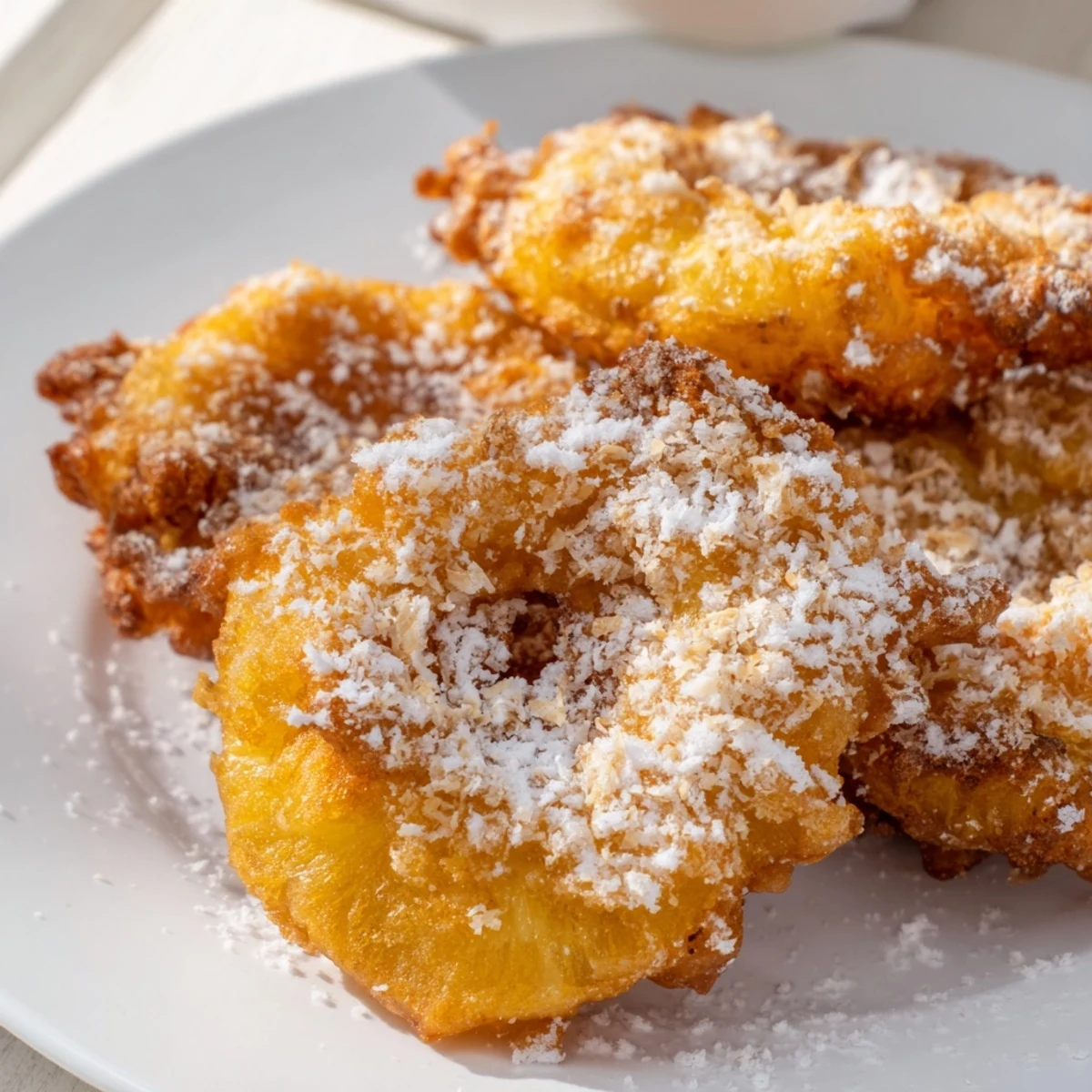 Golden Pineapple Fritters