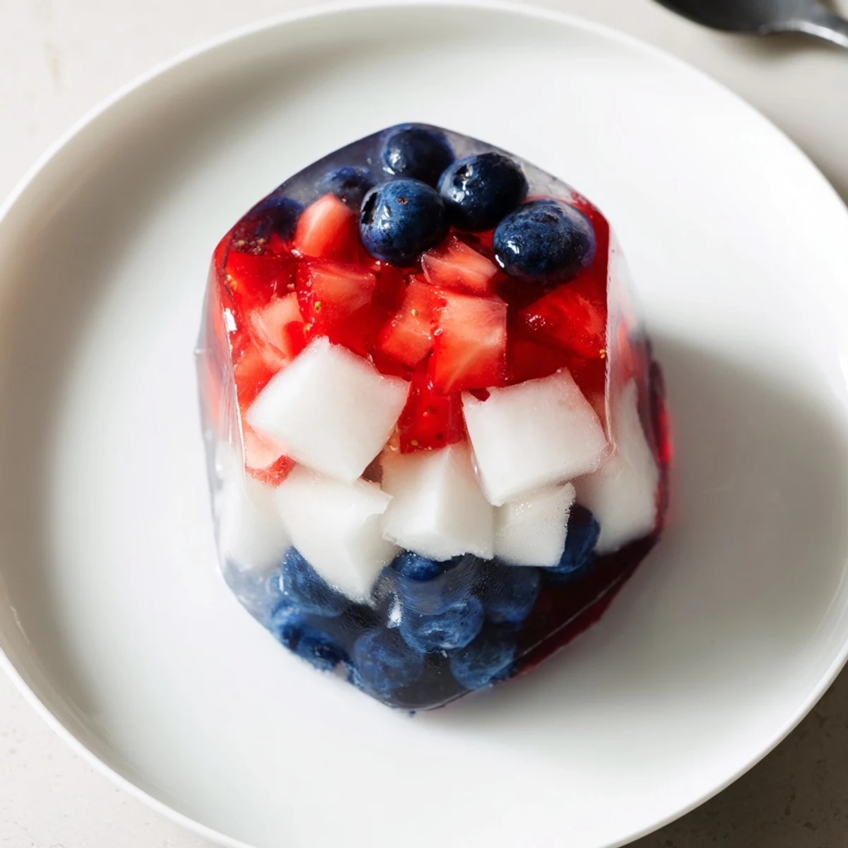 Red White And Blue Ice Cubes Recipe chilling lemonade with colorful frozen fruit layers