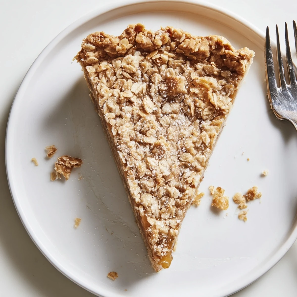Warm Milk Bar Crack Pie cooling on rack, golden oat crust visible