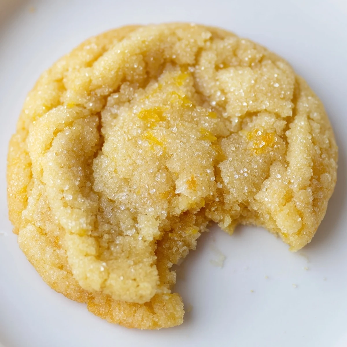 Soft Chewy Lemon Cookies cooling on wire rack, sugar-crusted and fragrant