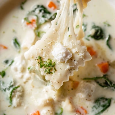 Italian White Lasagna Soup